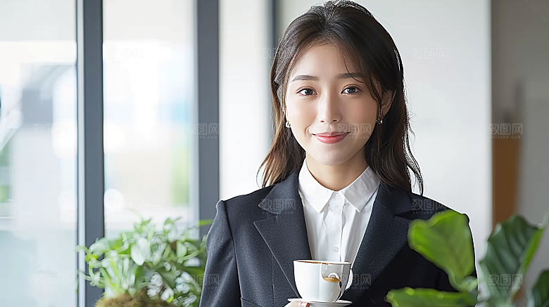 工作美女办公年轻摄影女性白领高清