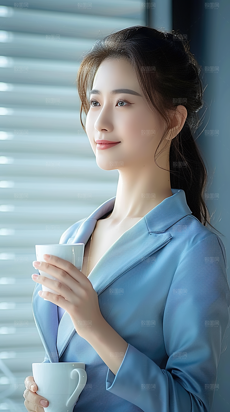 办公年轻美女工作女性高清白领摄影