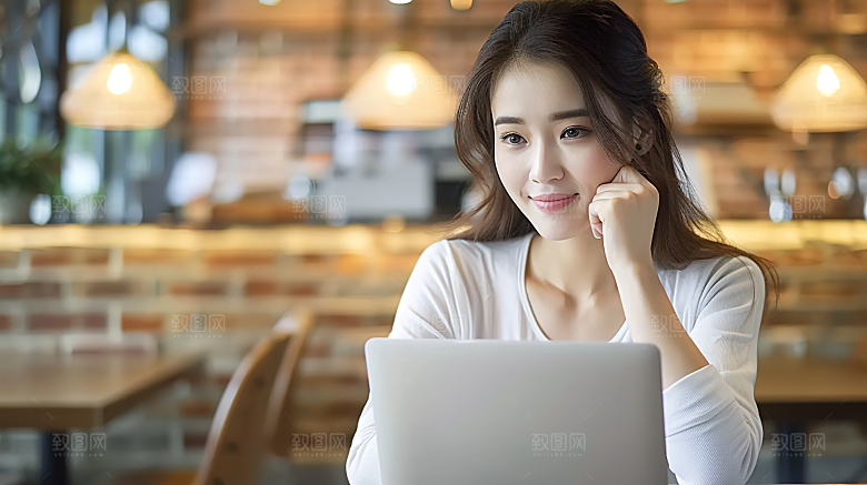 办公年轻美女工作女性高清白领摄影