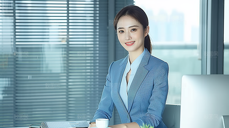 办公年轻美女工作女性高清白领摄影