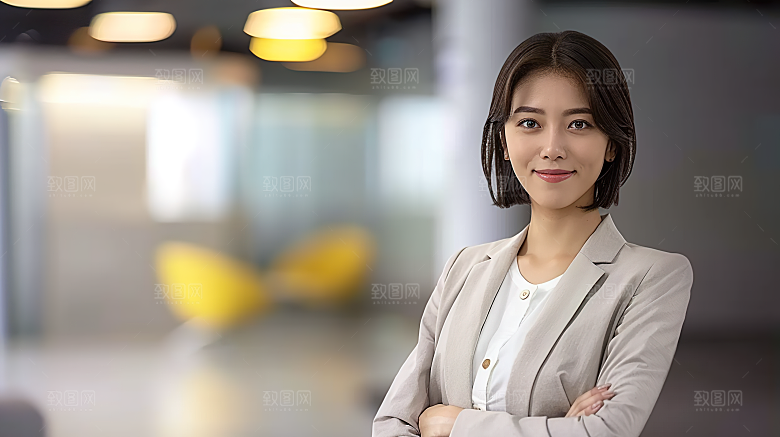 工作白领摄影女性高清美女办公年轻