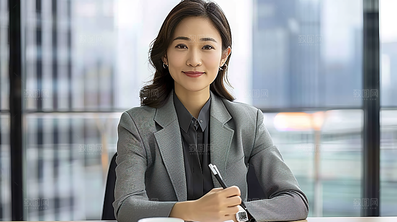 工作白领摄影女性高清美女办公年轻