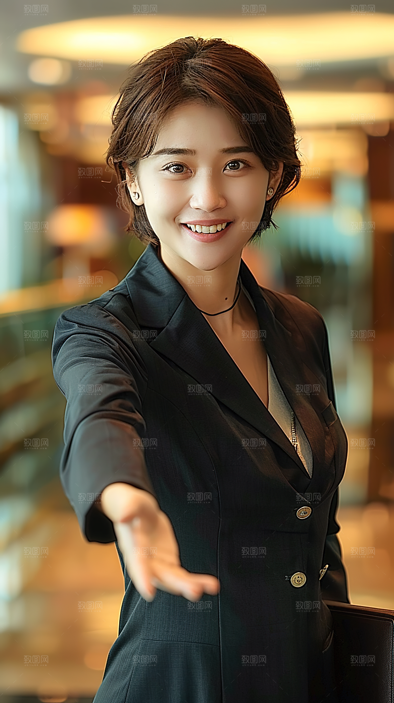 工作白领摄影女性高清美女办公年轻