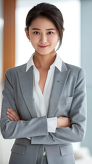 工作白领摄影女性高清美女办公年轻