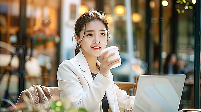 工作白领摄影女性高清美女办公年轻
