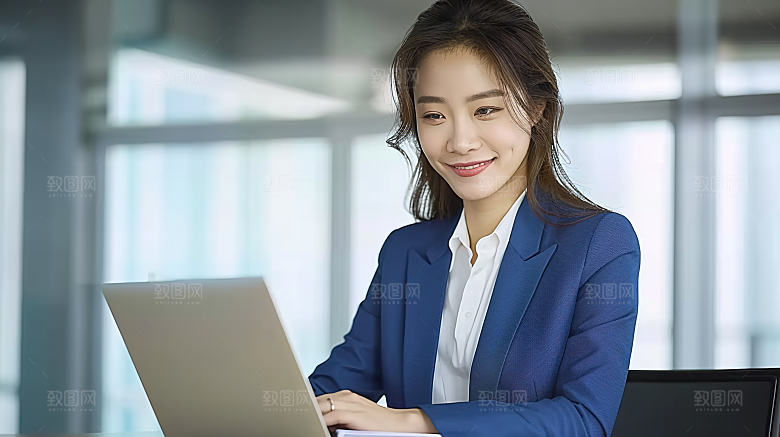 工作白领摄影女性高清美女办公年轻