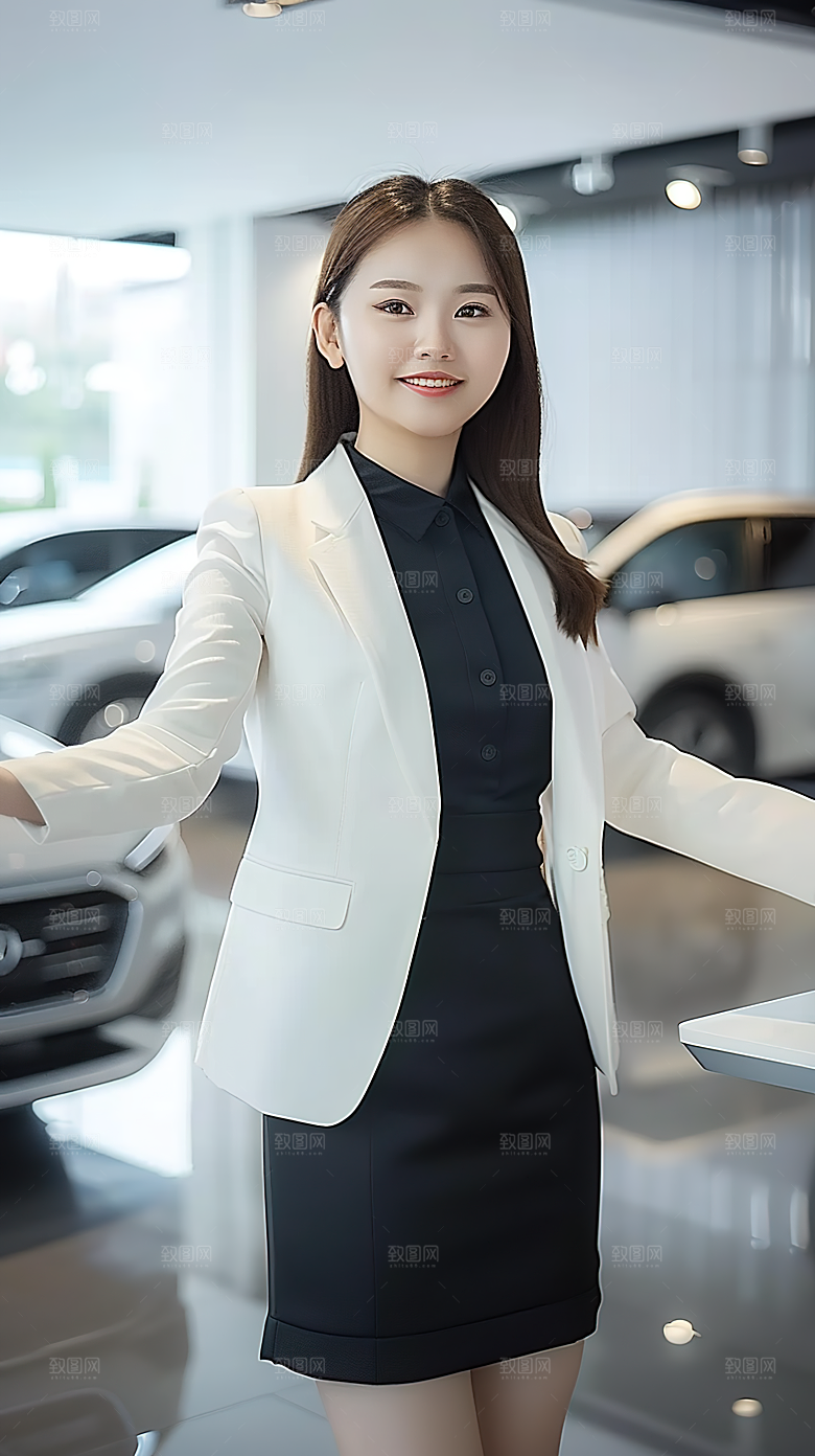 女性白领年轻高清美女办公工作