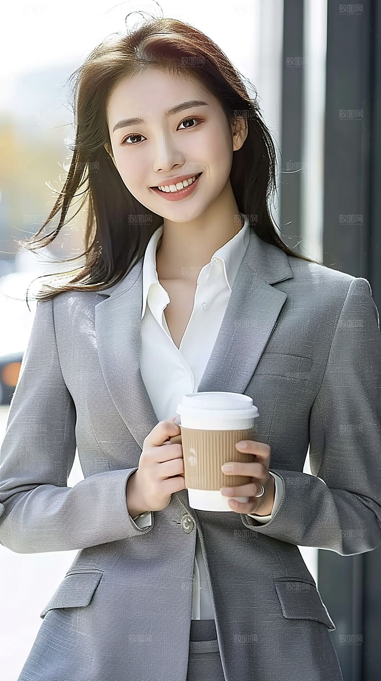女性白领年轻高清美女办公工作