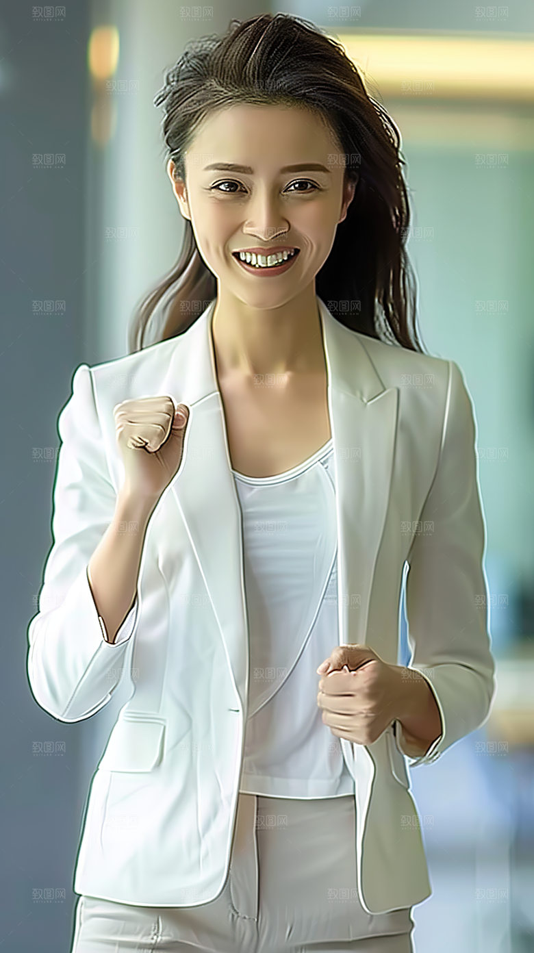 女性白领年轻高清美女办公工作