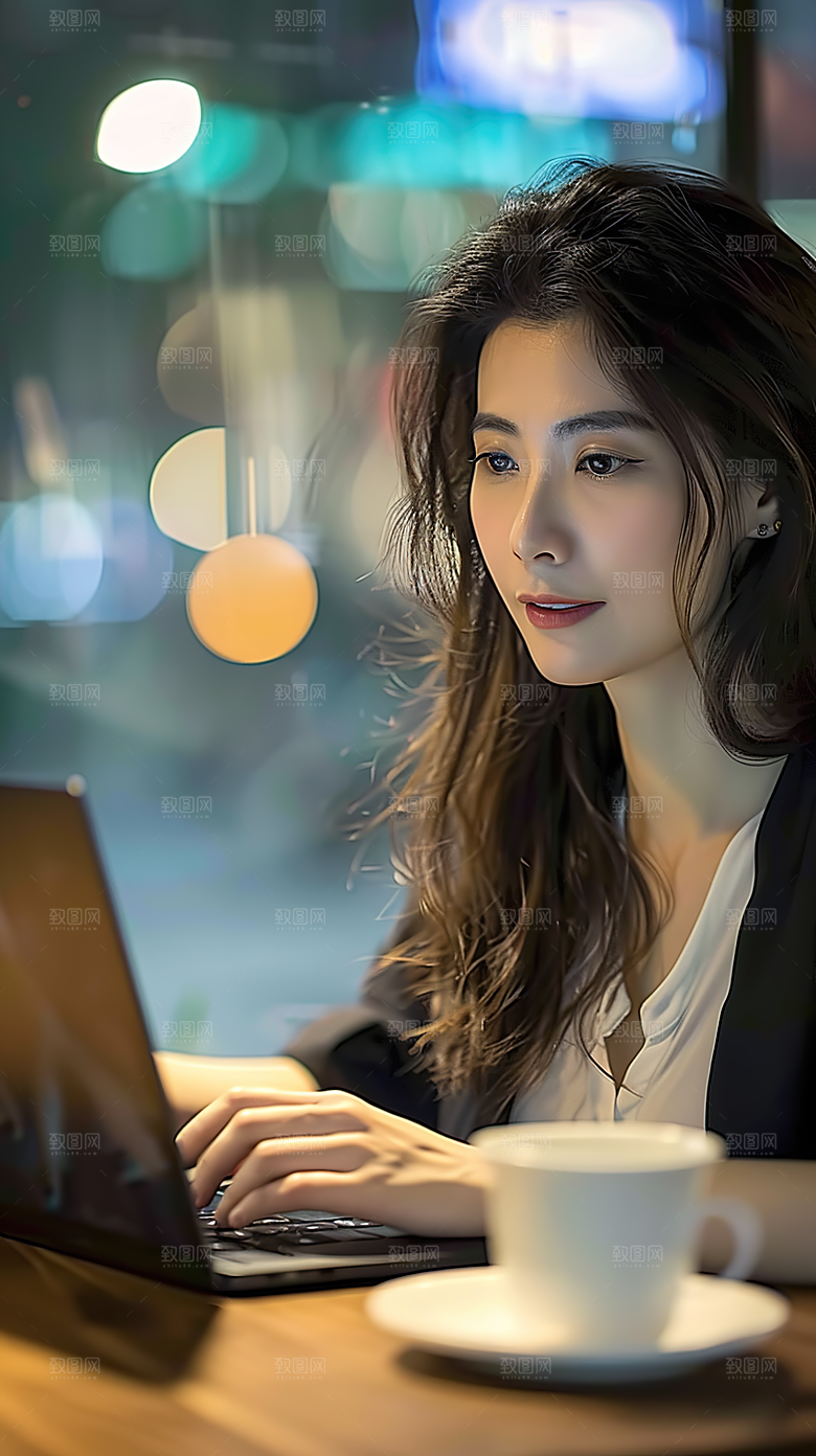 高清工作白领年轻办公女性摄影美女