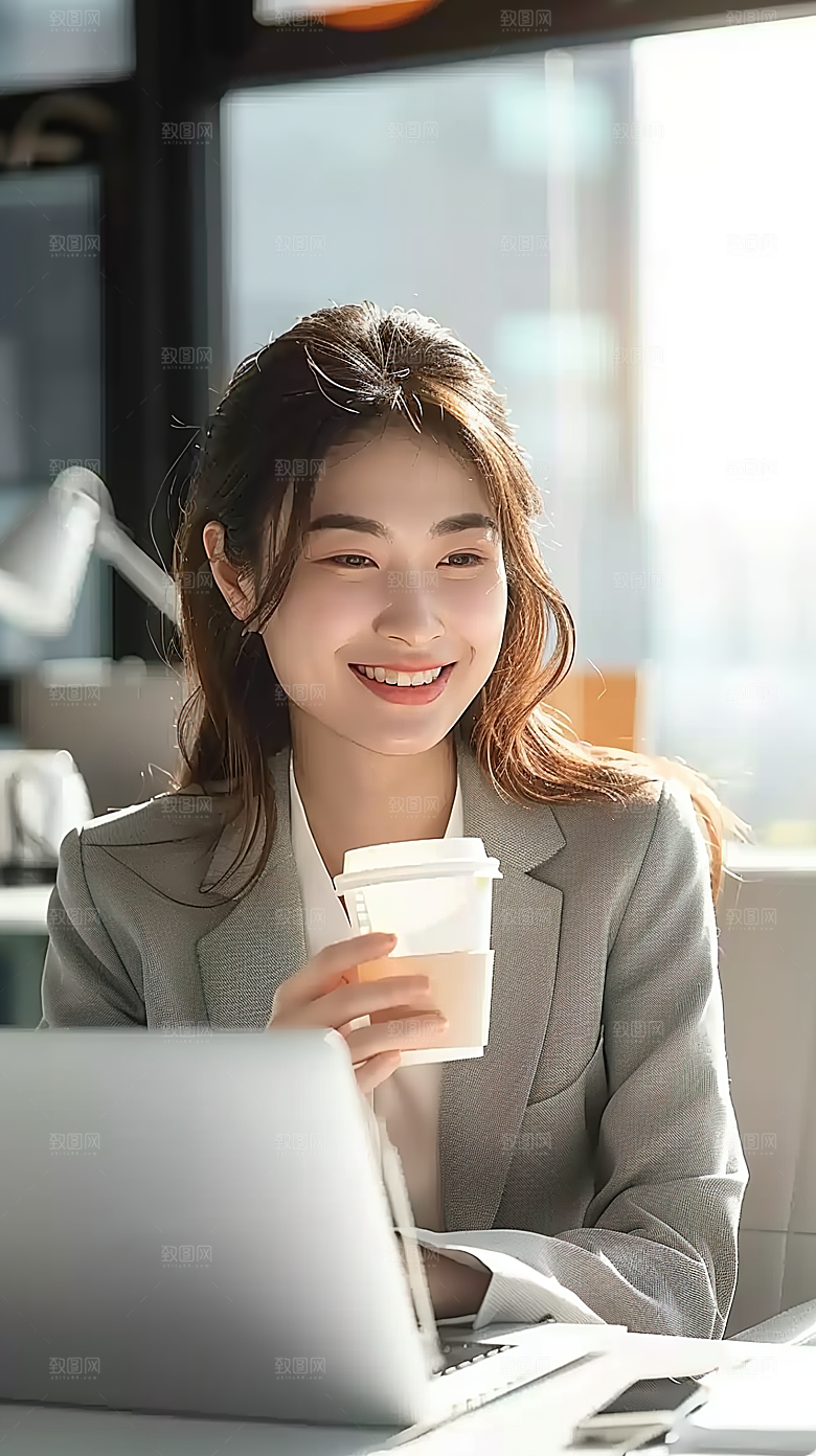 高清工作白领年轻办公女性摄影美女
