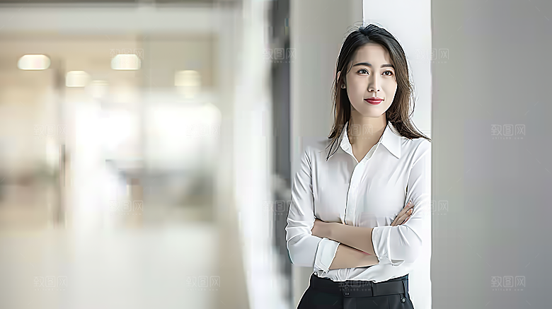 高清工作白领年轻办公女性摄影美女