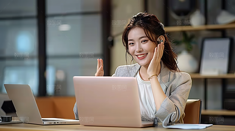 高清工作白领年轻办公女性摄影美女