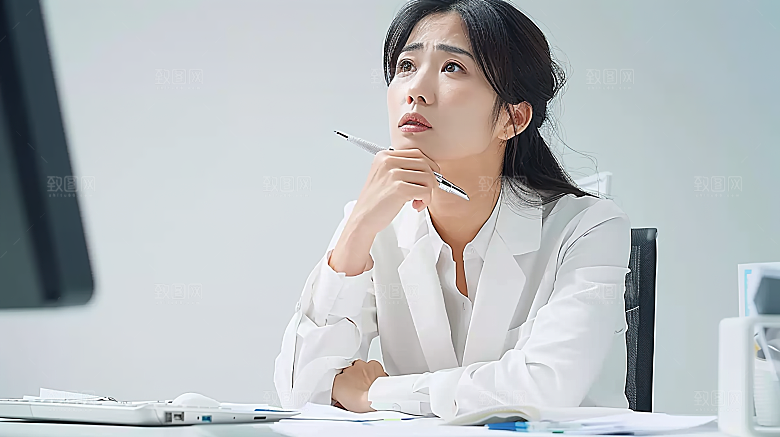 高清工作白领年轻办公女性摄影美女
