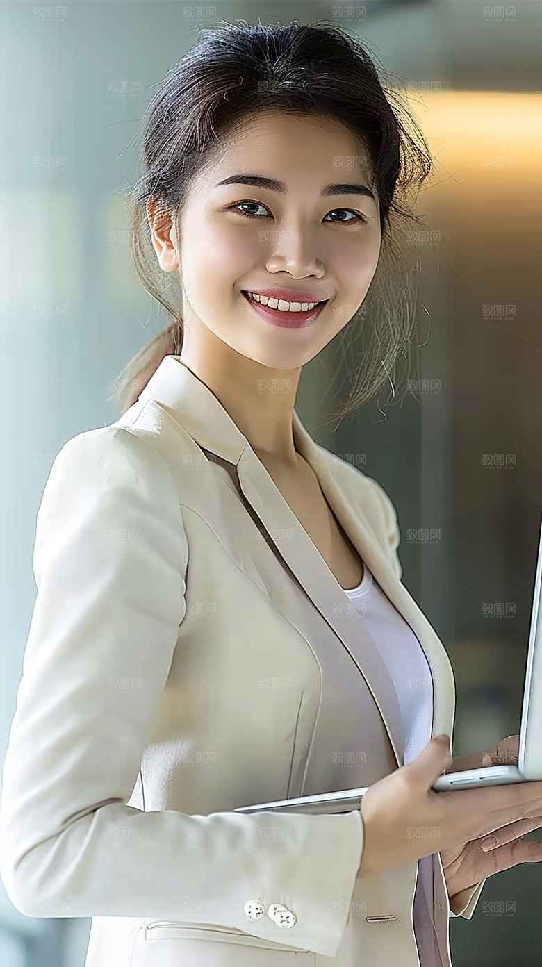 高清工作白领年轻办公女性摄影美女