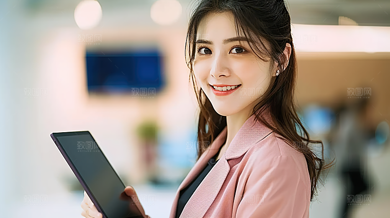 女性年轻工作高清美女摄影办公白领