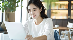 女性年轻工作高清美女摄影办公白领
