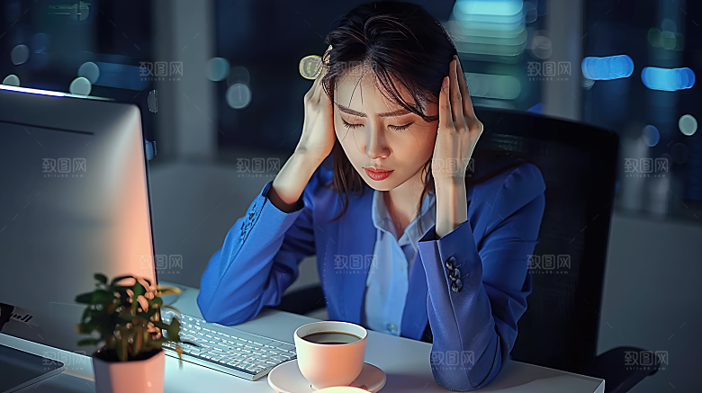 办公白领年轻美女摄影工作高清女性