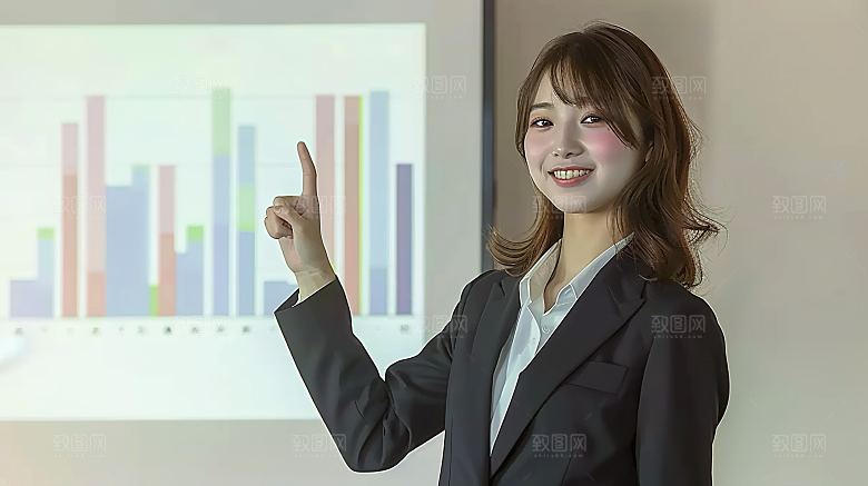 年轻高清美女摄影办公工作女性白领