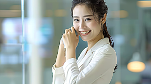 年轻高清美女摄影办公工作女性白领