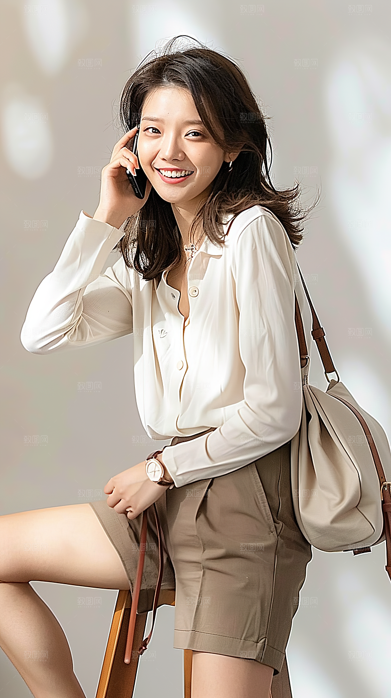 年轻高清美女摄影办公工作女性白领
