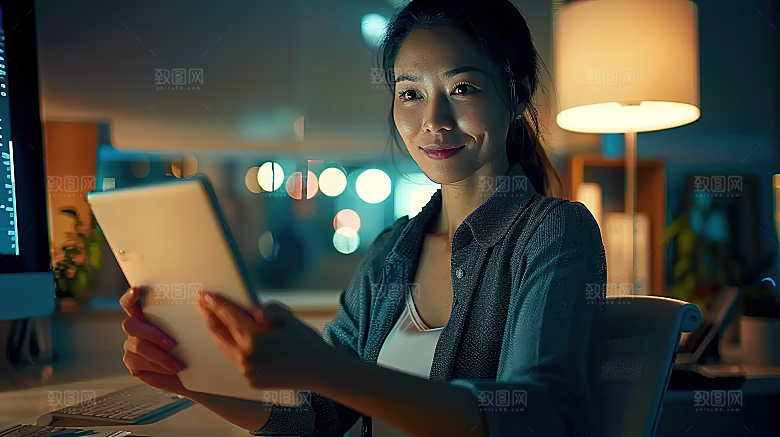 年轻高清美女摄影办公工作女性白领