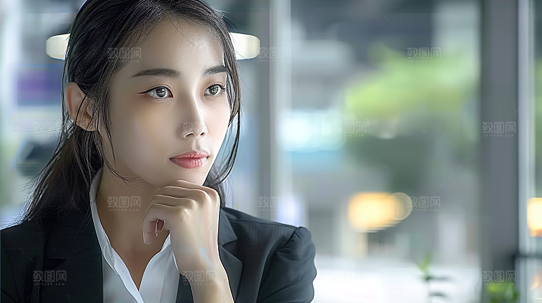 年轻摄影工作办公女性高清白领美女