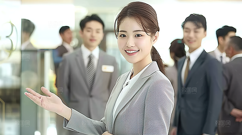 年轻摄影工作办公女性高清白领美女