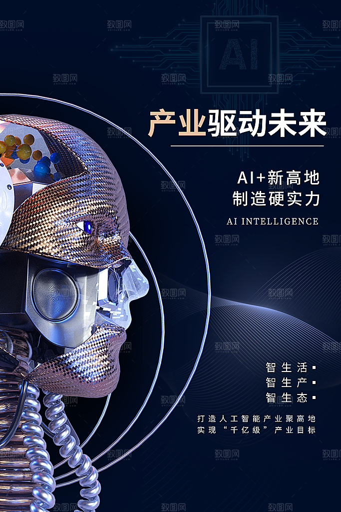 人工智能科技海报