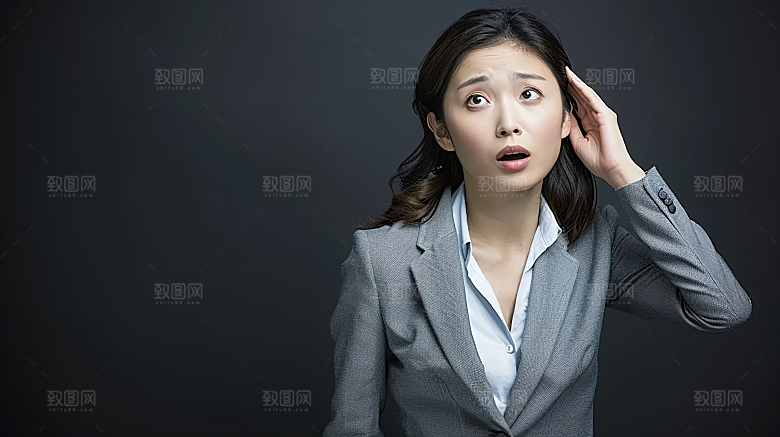 工作高清女性美女年轻办公摄影白领