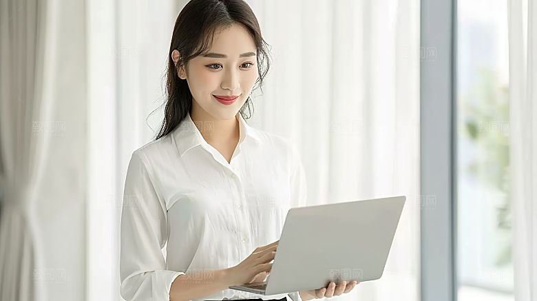 工作高清女性美女年轻办公摄影白领