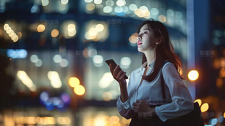 工作美女年轻办公高清摄影白领女性