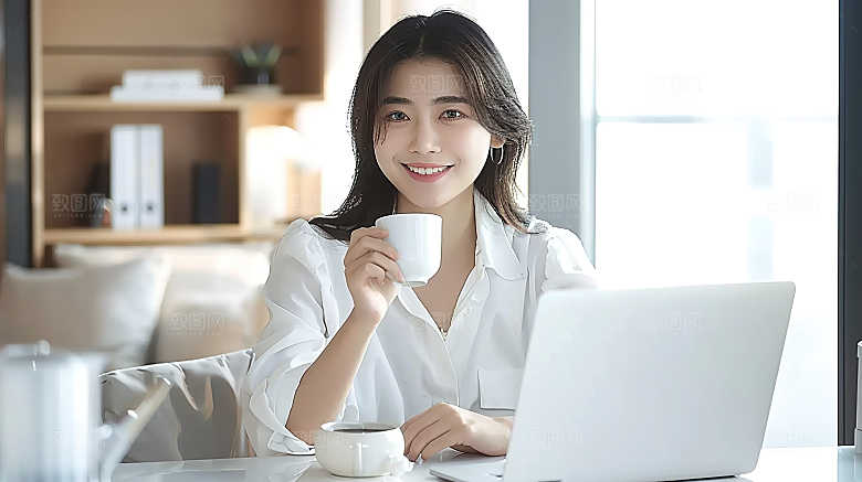 工作美女年轻办公高清摄影白领女性