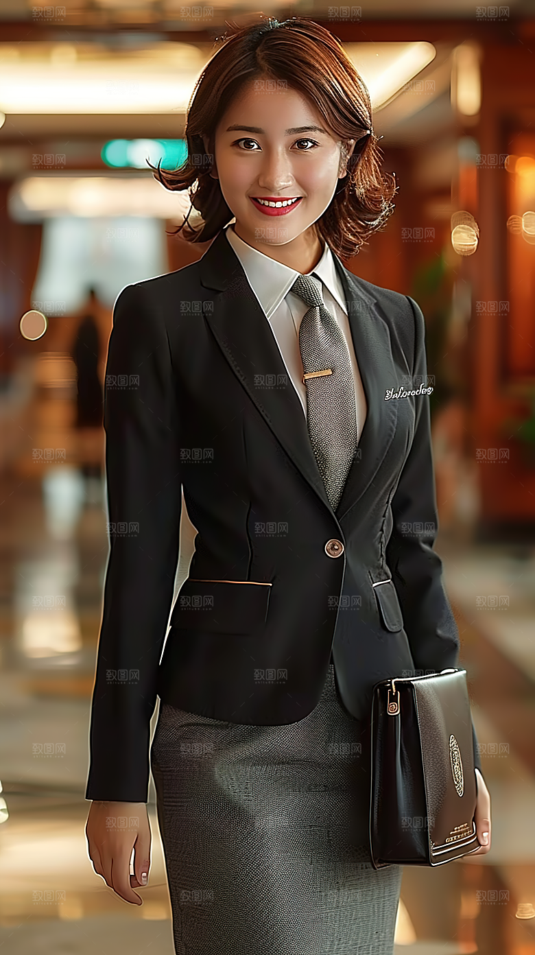 工作美女年轻办公高清摄影白领女性