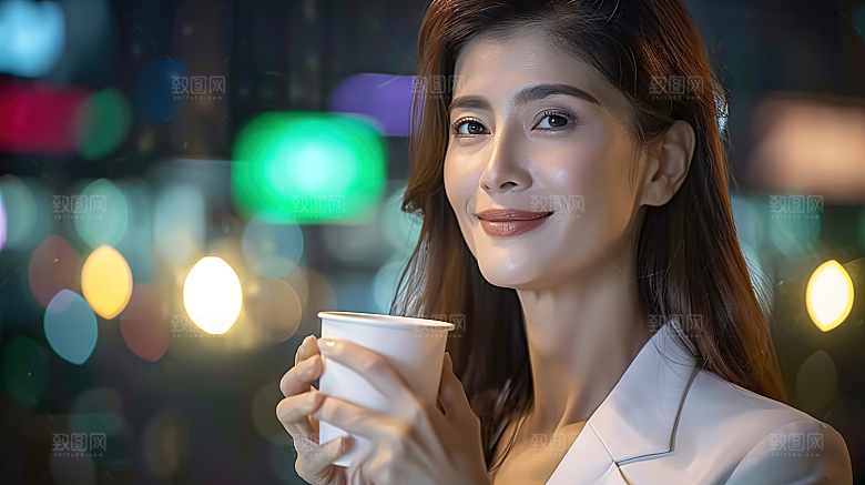 美女白领办公工作摄影高清女性年轻