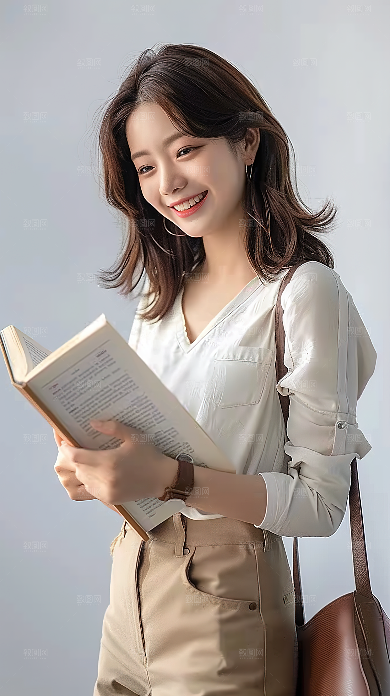 美女白领办公工作摄影高清女性年轻
