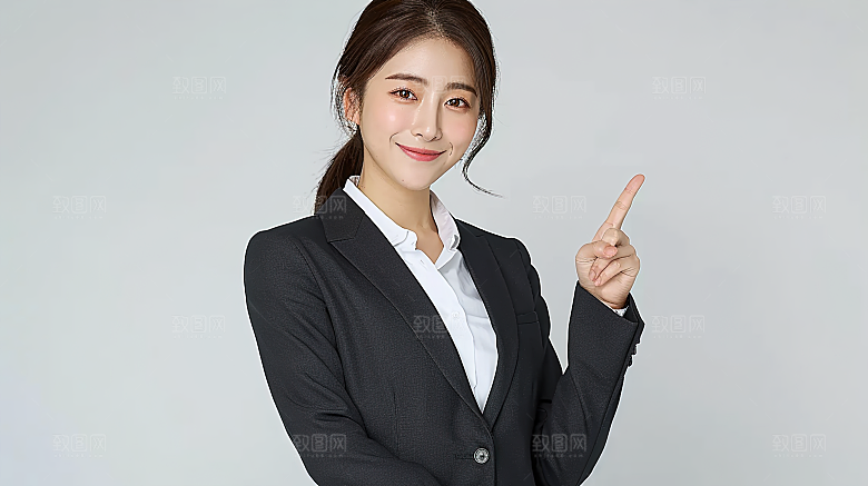 美女白领办公工作摄影高清女性年轻