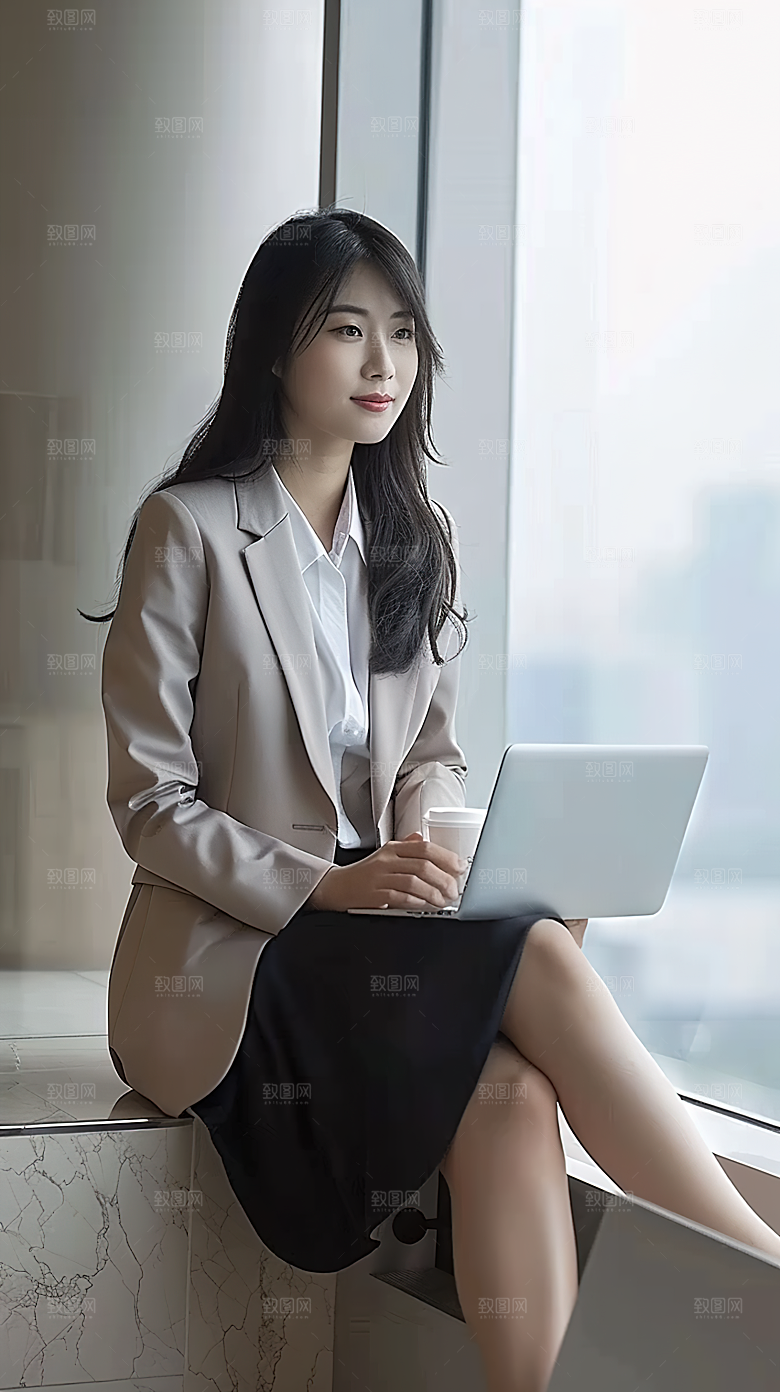 白领年轻摄影高清办公美女工作女性