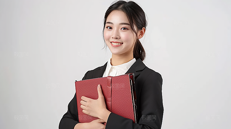 年轻女性工作办公白领美女