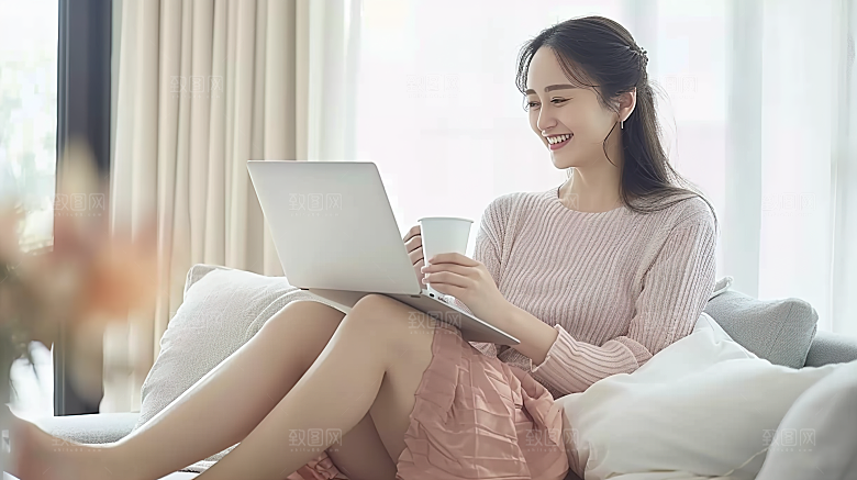 年轻女性工作办公白领美女