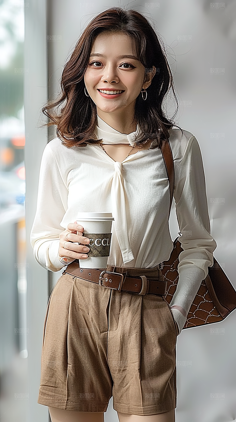年轻女性工作办公白领美女