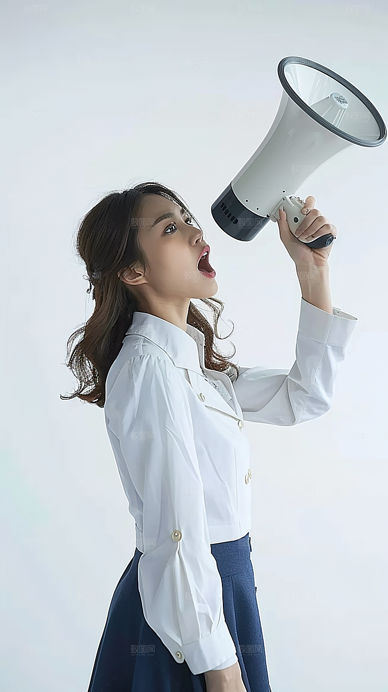 年轻女性工作办公白领美女