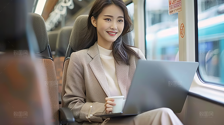 年轻女性工作办公白领美女