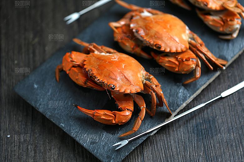 大闸蟹蟹肉蟹腿美食