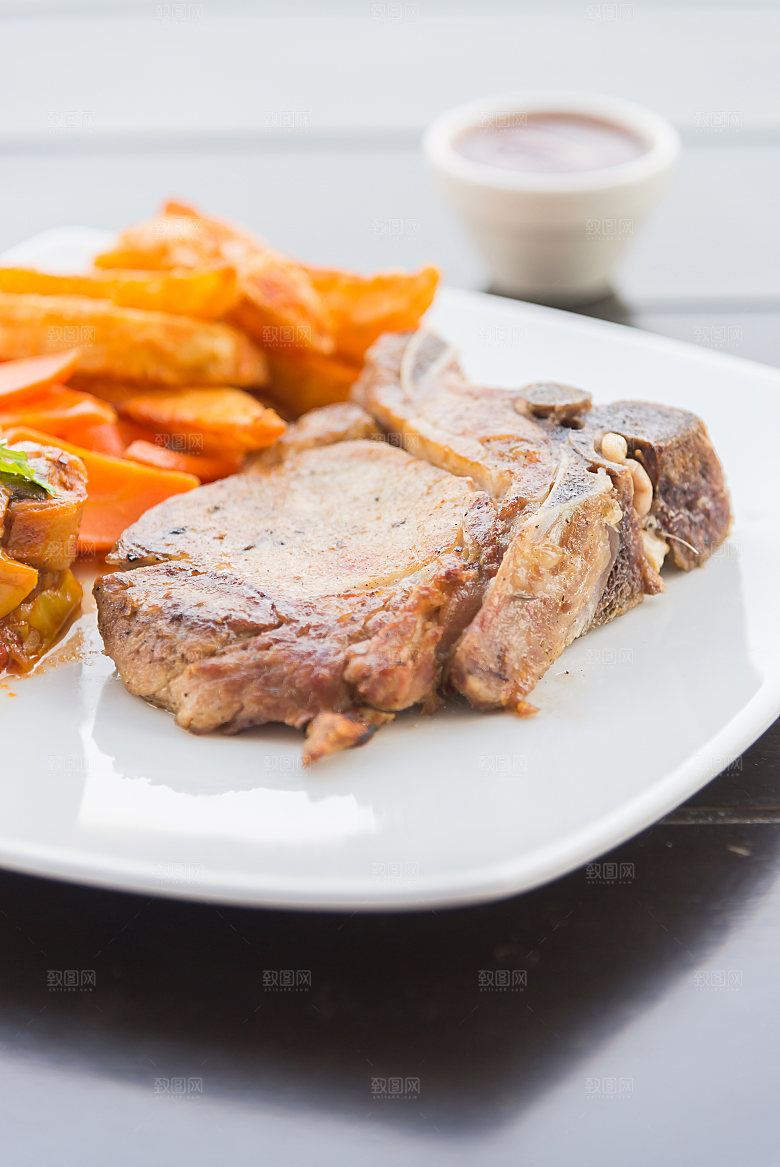 肉排牛排肉块美食