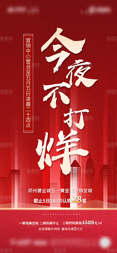 地产销量热销特价特惠宣传海报
