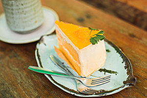 芒果蛋糕甜品小吃
