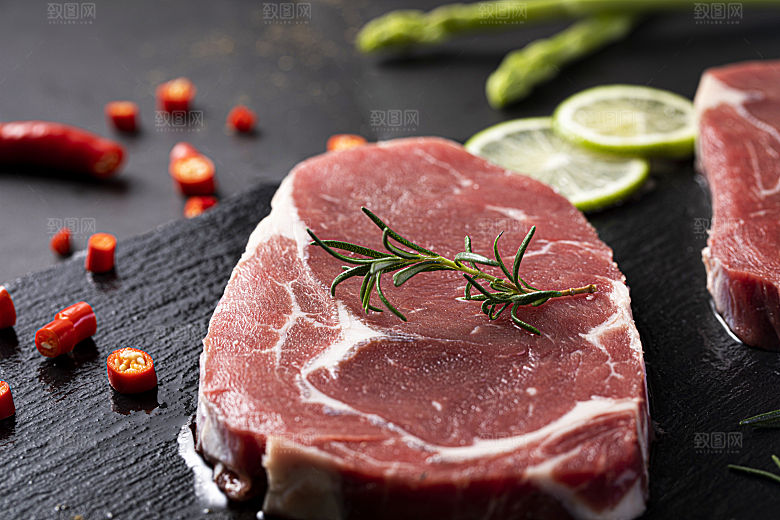 牛排牛肉美食食材背景