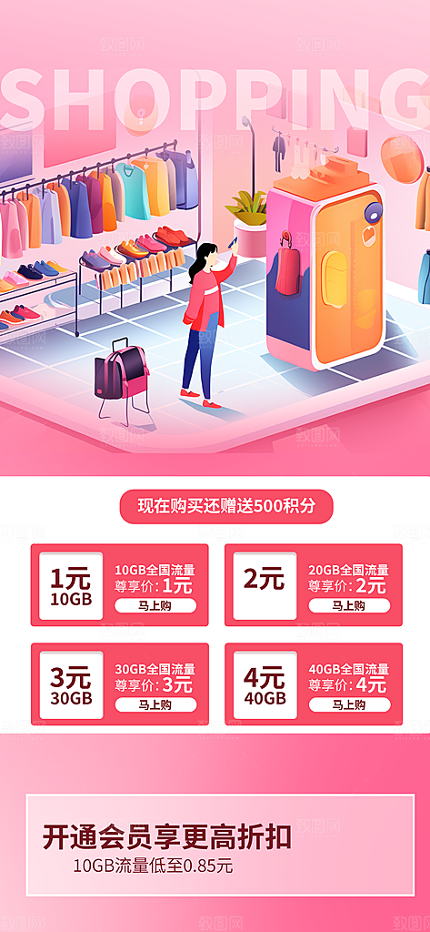 商场促销宣传活动海报