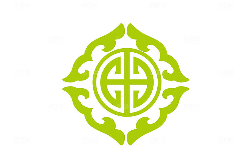 精致藏式花纹素材